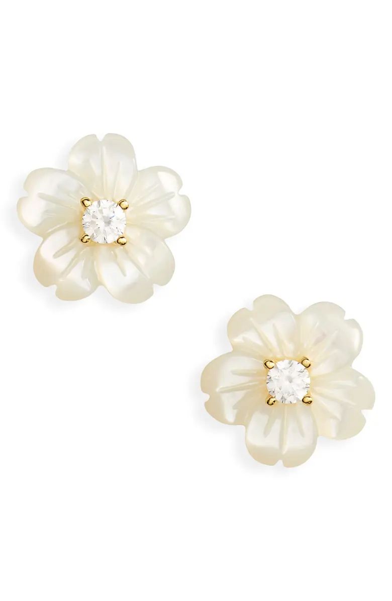 Cultured Pearl Flower Stud Earrings | Nordstrom