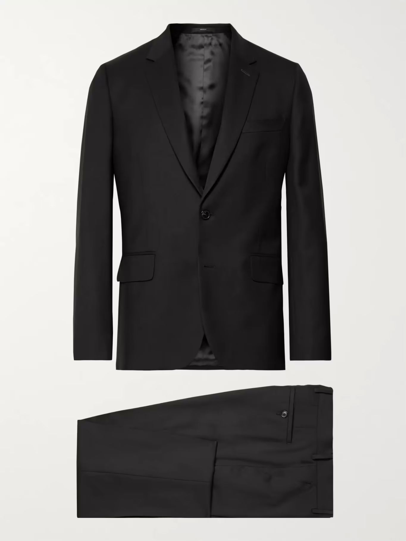 Black Black A Suit To Travel In Soho Slim-Fit Wool Suit | PAUL SMITH | MR PORTER | Mr Porter (US & CA)