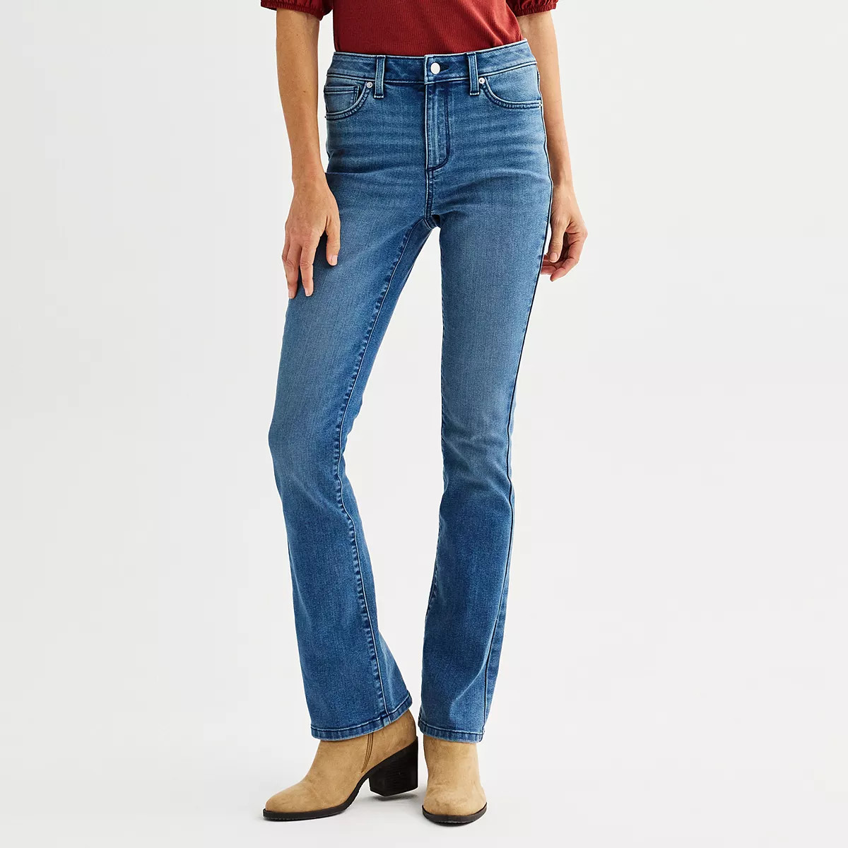 Women's Sonoma Goods For Life® Mid Rise Bootcut Jeans | Kohl's