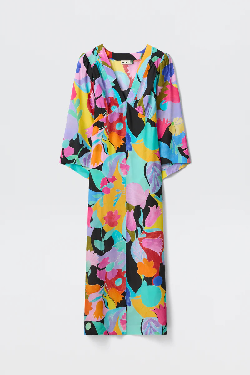 Dahlia - Abstract Tulip Black | Rixo