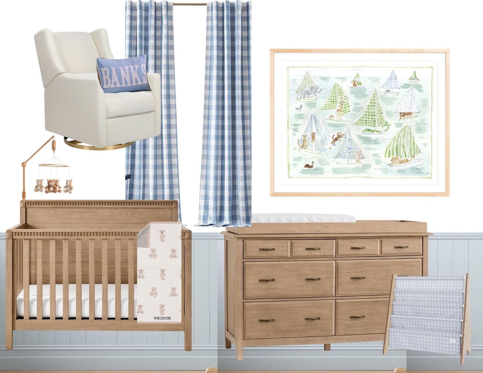 Nursery inspo , baby boy room, coastal decor, teddy bear , animal baby nursery 

#LTKKids #LTKBaby #LTKHome