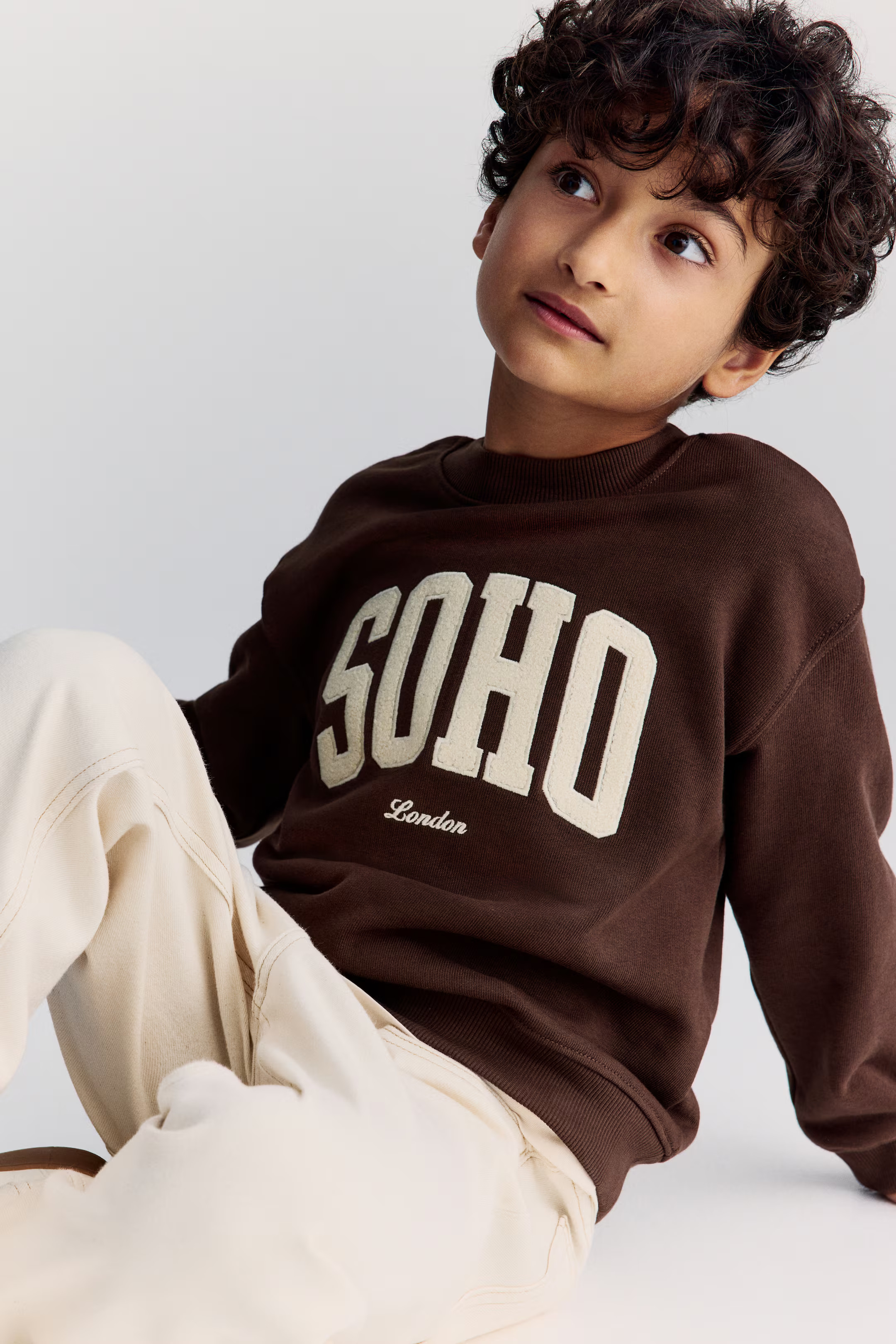 Printed Crewneck Sweatshirt | H&M (US + CA)