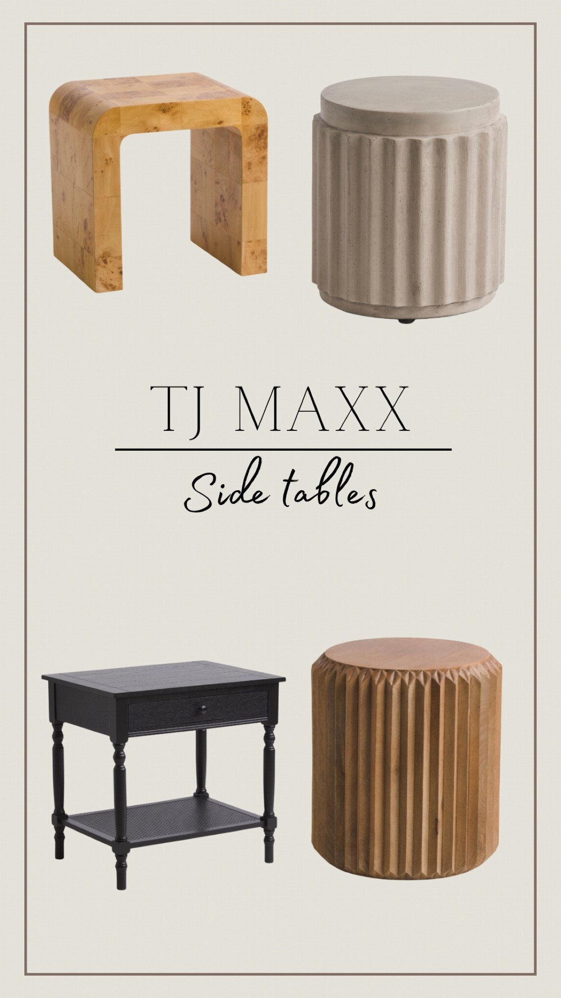 TJ Maxx side tables. Home decor. Side tables. New decor.

#LTKhome