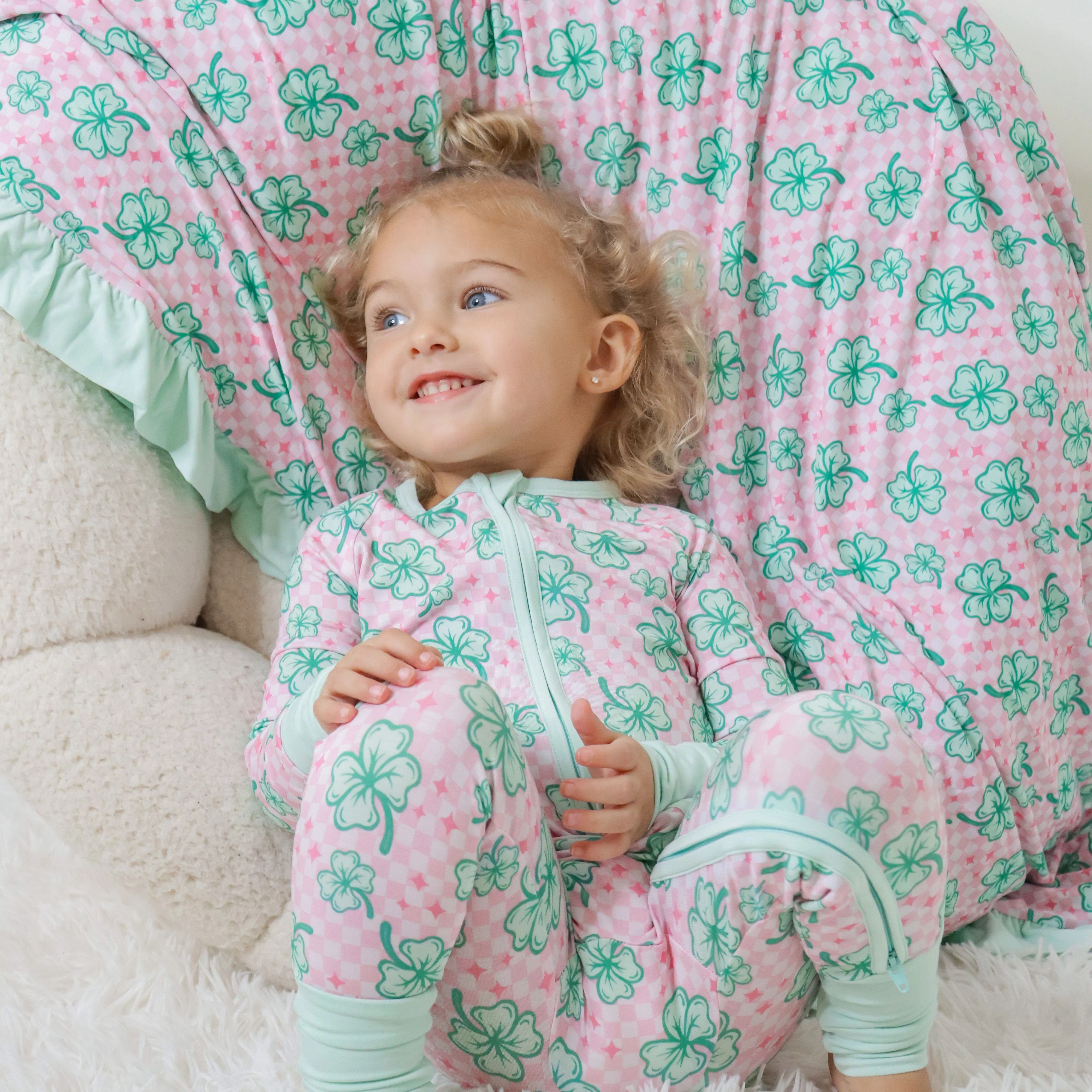 LITTLE MISS SHAMROCK DREAM ROMPER | DREAM BIG LITTLE CO