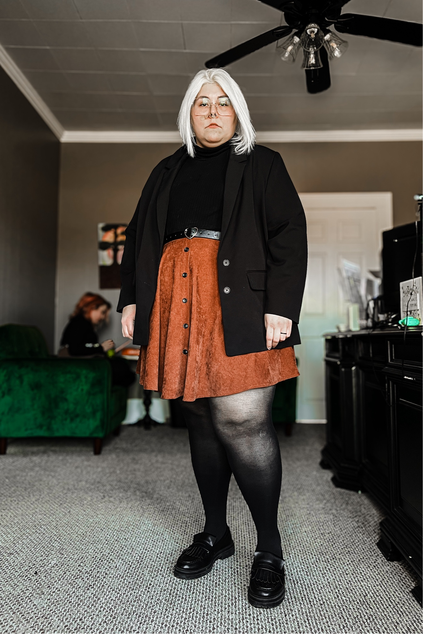 Shirt & Skirt: Shein
Blazer: Old Navy
Tights: Snag Tights
Shoes: ASOS

#LTKmidsize #LTKstyletip #LTKplussize