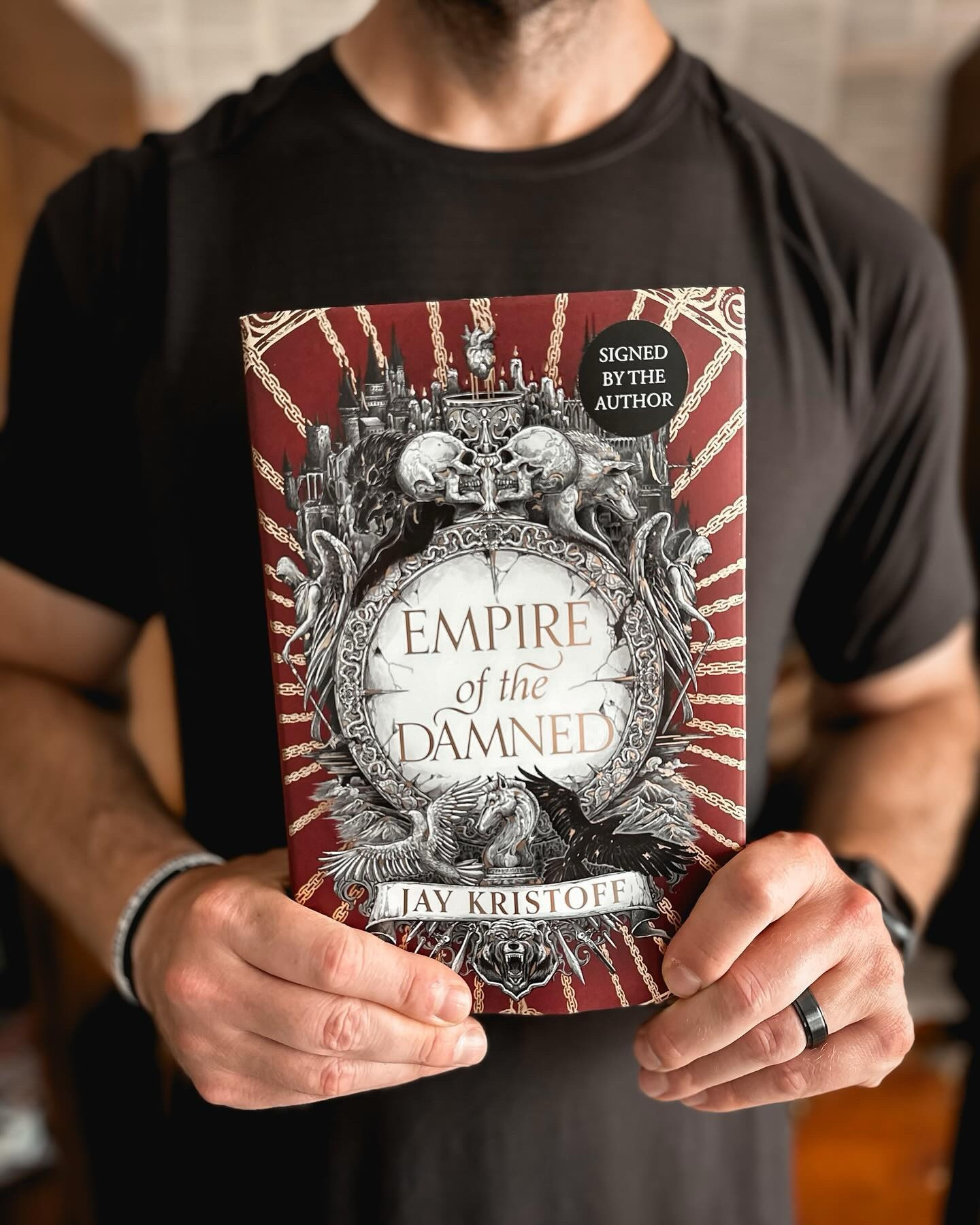 📚💪🏼Books and Biceps Review: Empire of the Damned by Jay Kirstoff📚💪🏼

Well hello beautiful friends of HDD. It’s been awhile since we last spoke. I had been in a reading rut after finishing Joe Abercrombie’s First Law trilogy on audiobook. 

Wow, hard to believe my review of Empire of the Vampire was from December 2022… where has the time gone? I had been counting the days until Empire of the Damned was released, eagerly awaiting to pick up from where the Black Lion had left off. When we received an ARC of EoTD in the mail, I was surprised (thank you my sweet Hello Darkness Darling!) and shocked. My initial reaction was that Jay Kristoff enjoyed my original review so much he wanted me to follow up with EoTD.😉 

In my opinion, it’s hard, or nearly impossible, for an author to achieve the same, if not greater, quality for a sequel when the bar has been set so high, as it had been in EoTV. I will be honest, I was a bit reluctant, or hesitant, as the book began — thinking there was no way it would outdo EoTV, that my expectations were too high and that I would just end up disappointed… that couldn’t be further from the truth. Jay Kristoff is a master storyteller in his own right, and I am honored and grateful to have had the chance to read the ARC. The only disappointing thing is the fact I now have to wait a while to see how this tale ends. Empire of the Damned is Damn Epic. 

#bookreview #bookrecommendations #bookrecs #bookstagram #menwhoread #fantasybooks #empireofthevampire