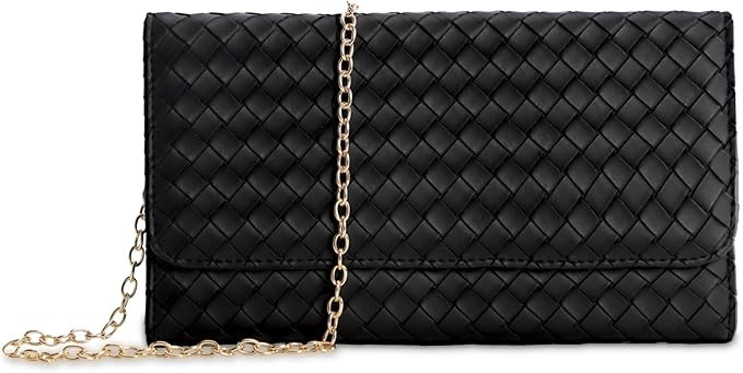 U+U Small Crossbody Bags for Women, Cell Phone Purse Mini Clutch Bag with Removable Chain, Card S... | Amazon (US)