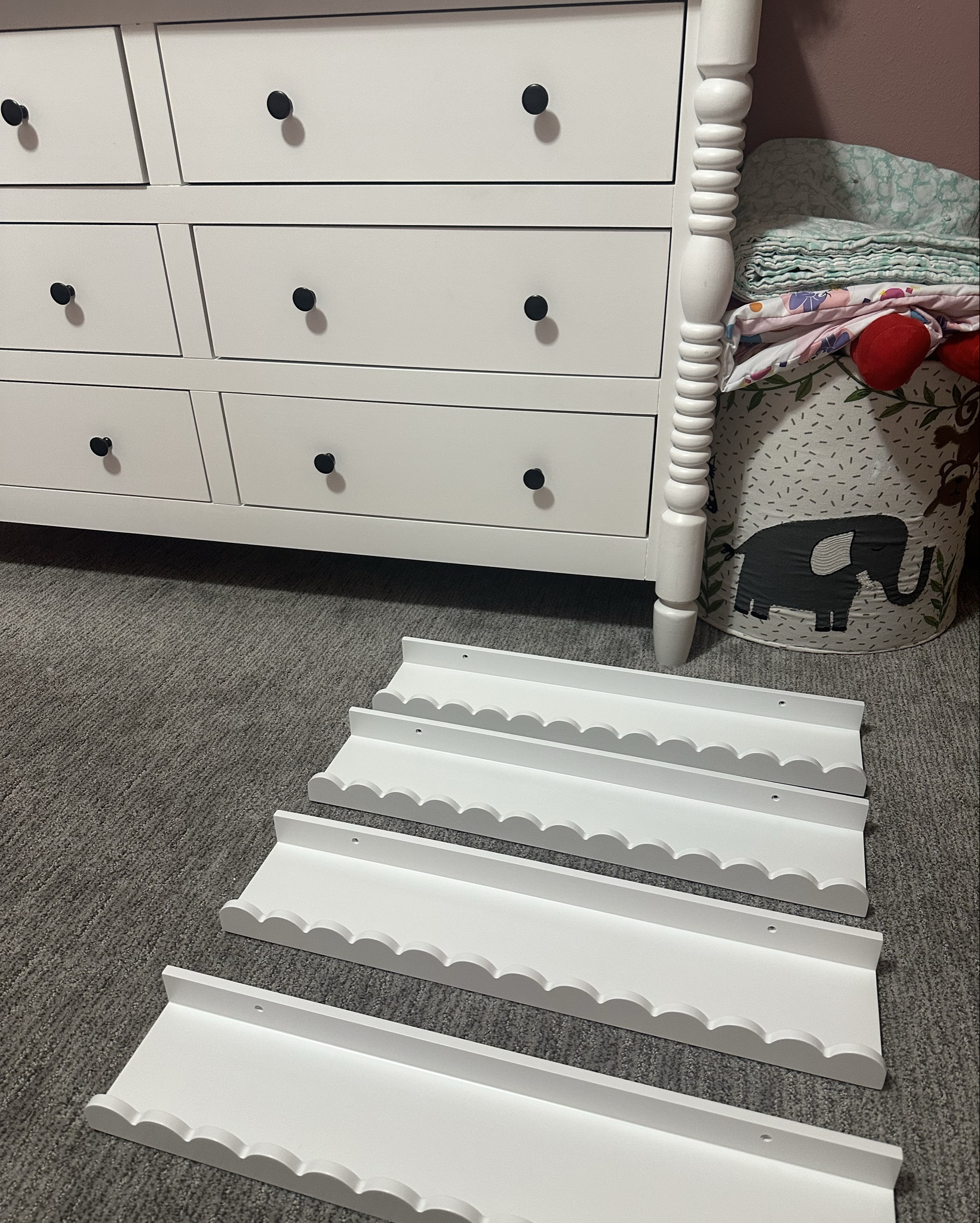 These shelves are everything I wanted for my daughter’s room 💕 Whimsical, elegant, and in perfect condition — they match her dresser beautifully. So excited to get them up on the wall!

#LTKHome #LTKmomlife #LTKKids