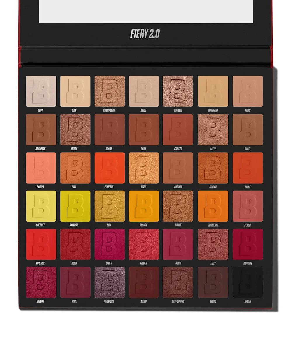Fiery 2.0 42 Colour Palette | Beauty Bay