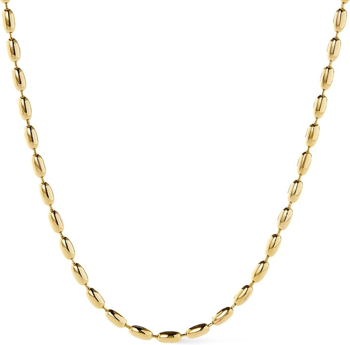 Ana Luisa Jewelry Gold Chain Necklaces for Women - 14K Gold Plated Dainty Necklaces for Layering ... | Amazon (US)