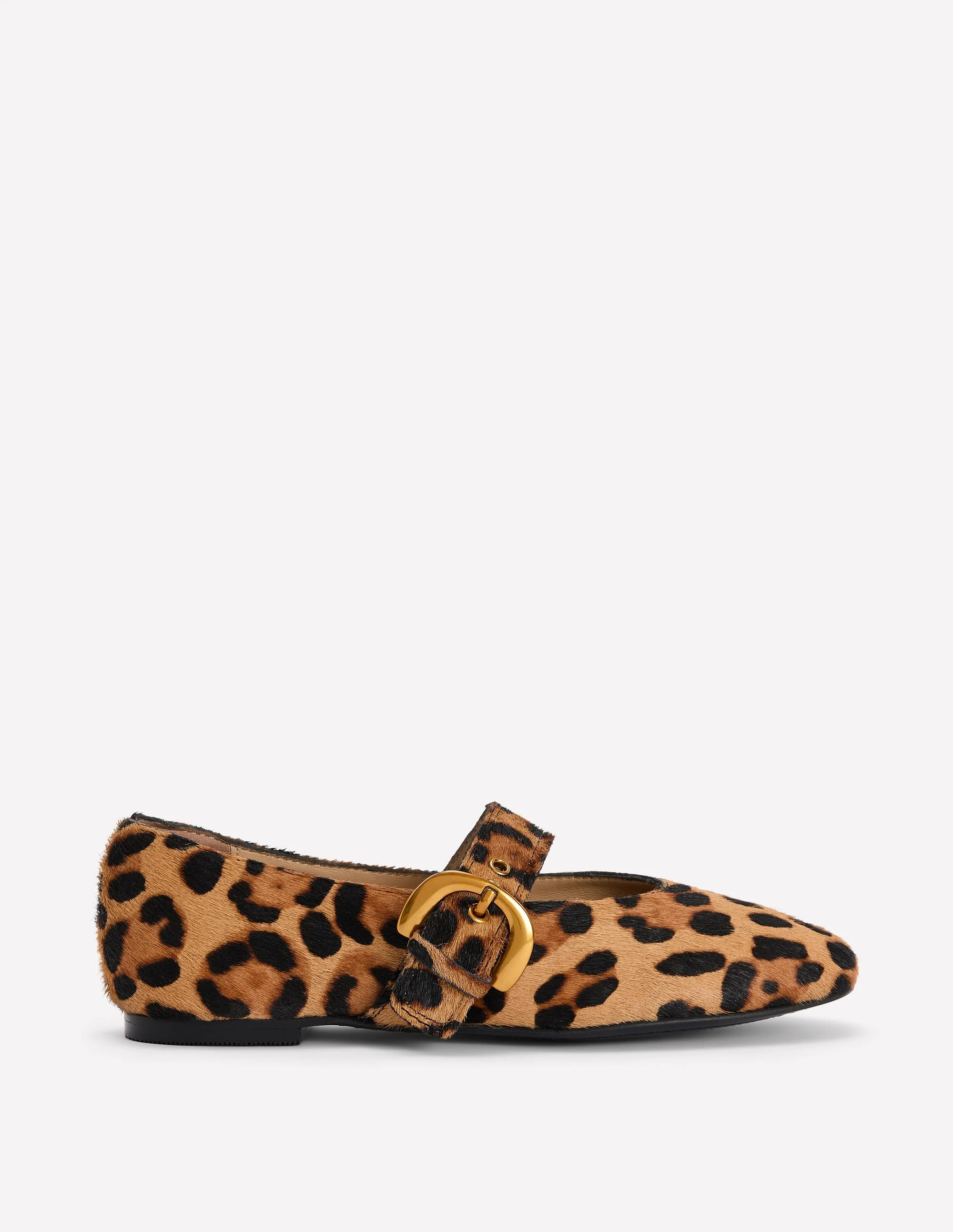 Kylie Flat Buckle Mary Janes-Classic Leopard | Boden (US)