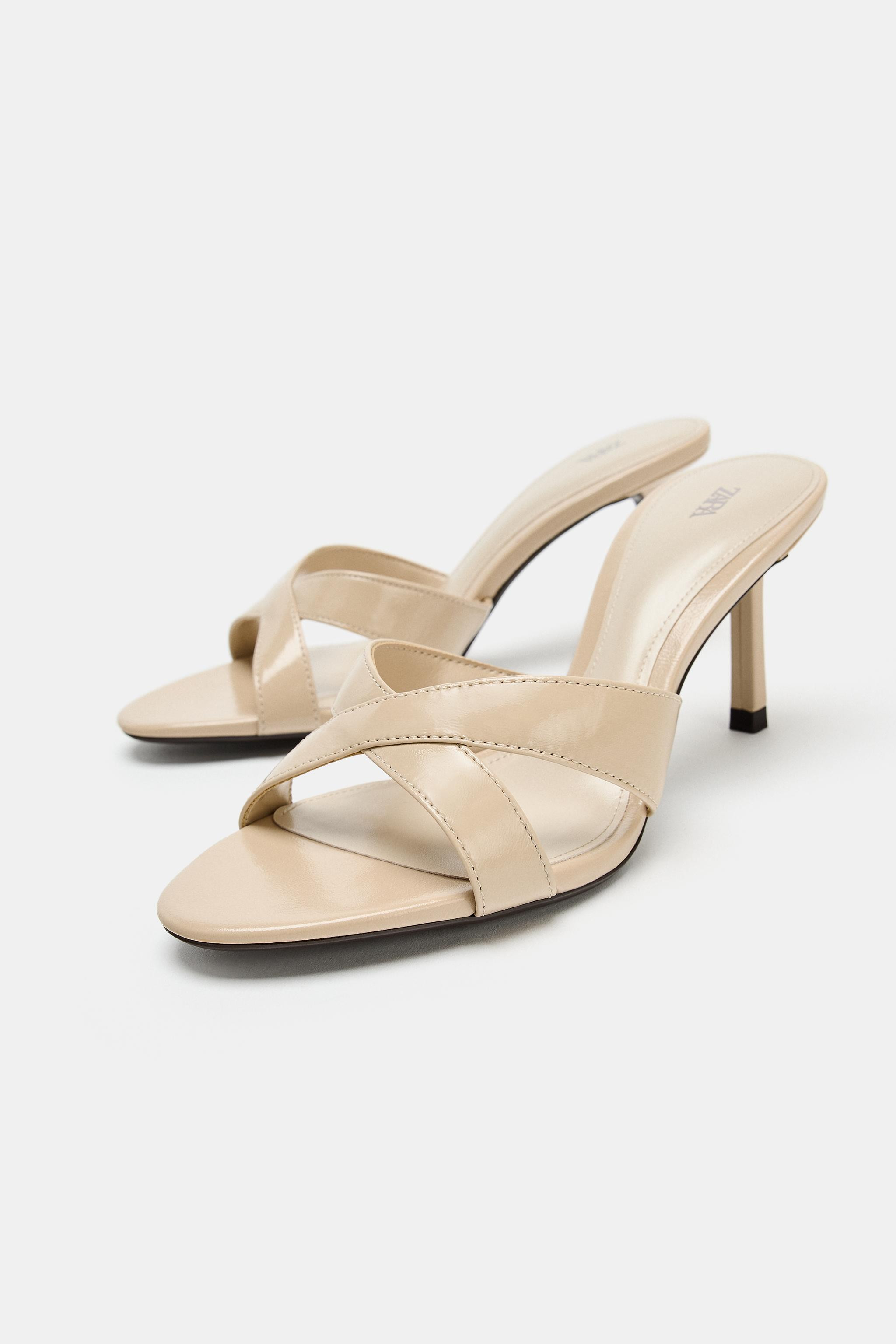 LEATHER MULE SANDALS | Zara US