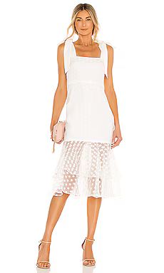 Lovers and Friends Day Keeper Midi Dress in White from Revolve.com | Revolve Clothing (Global)