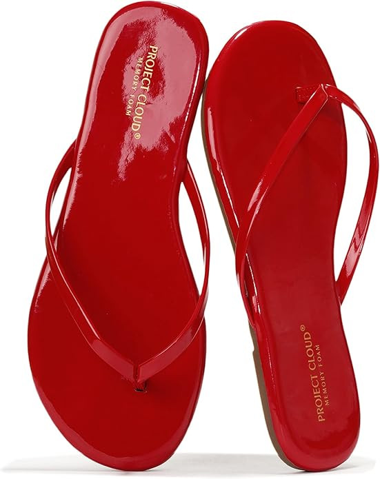 Project Cloud Flip Flops for Women Footwear- Lightweight and Memory Foam Insole Sandals for Women... | Amazon (US)