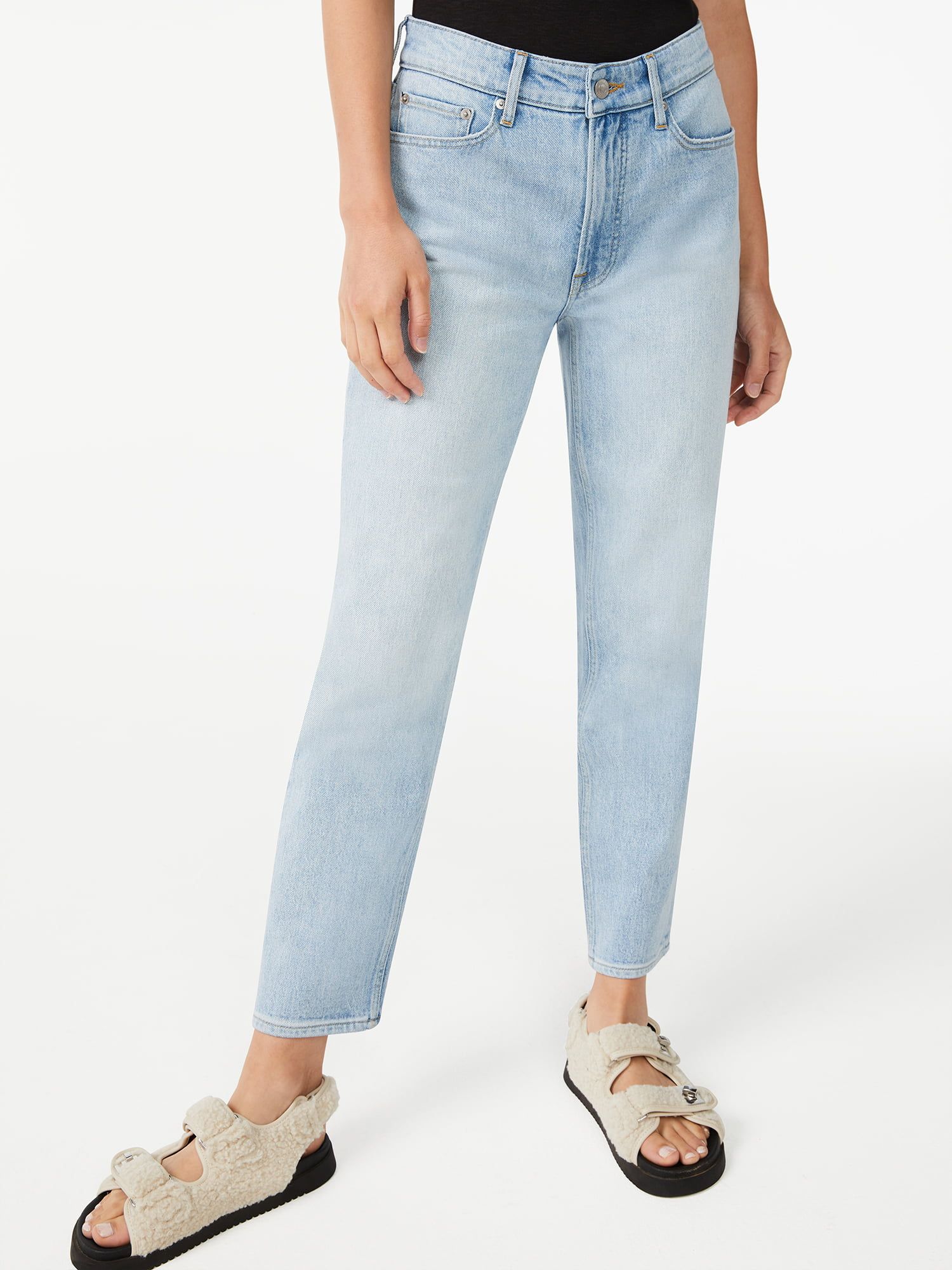 Free Assembly Women's 90's Original Straight Denim Jeans | Walmart (US)