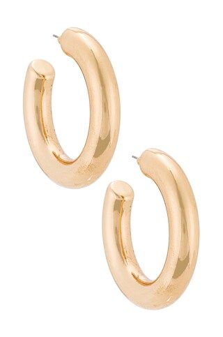 Casa Clara Dallas Hoop Earrings in Gold from Revolve.com | Revolve Clothing (Global)