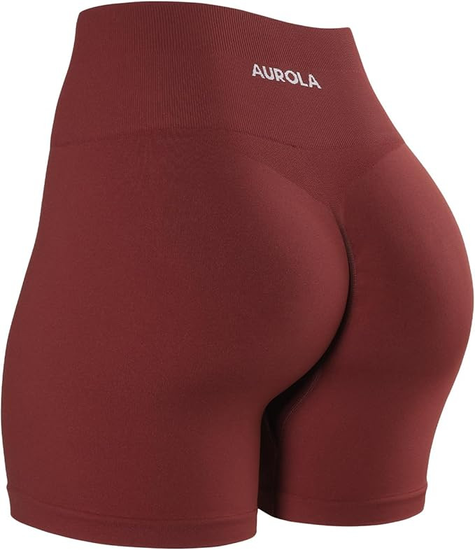 AUROLA Dream Workout Shorts for Women Seamless Soft Smooth Gym Yoga Scrunch Active Shorts | Amazon (US)