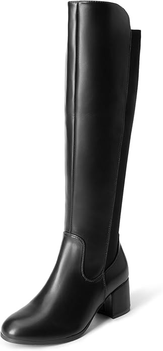 DREAM PAIRS Women's Knee High Stretchy Fashion Boots | Amazon (US)