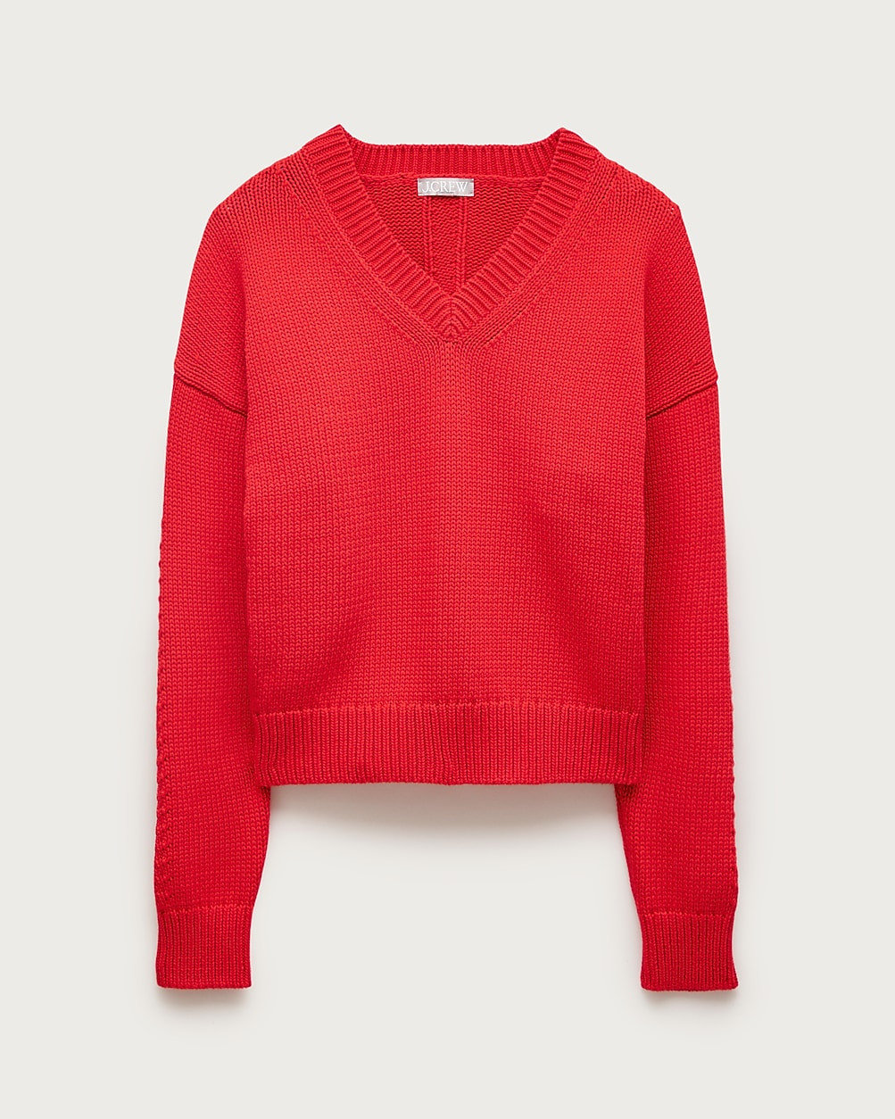 Cotton-blend V-neck pullover sweater | J. Crew US