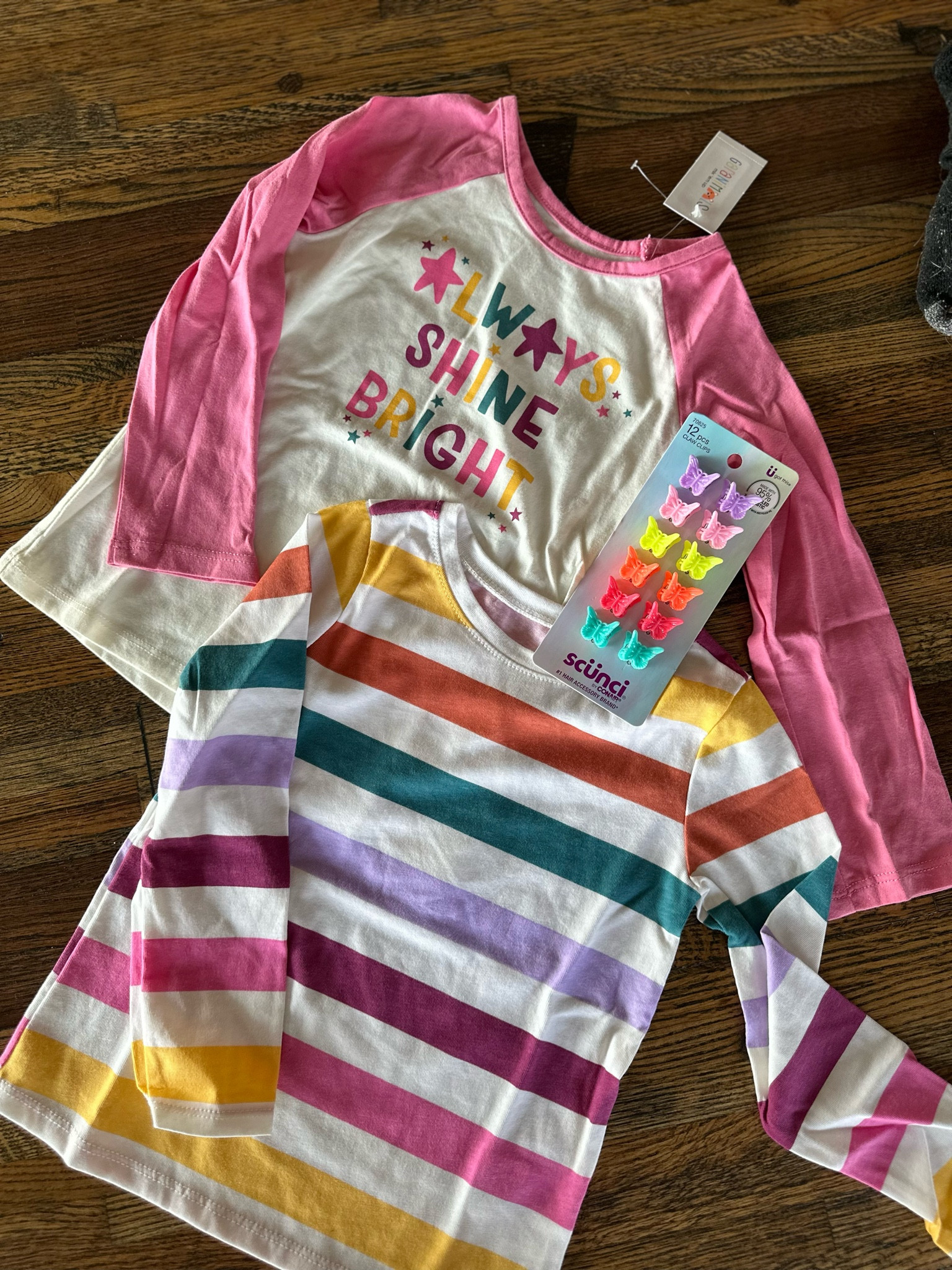 Walmart toddler girls back to school clothes 

Long sleeve, colorful, butterfly clips, graphic tee, daycare outfit, fall fashion

#LTKkids #LTKfamily