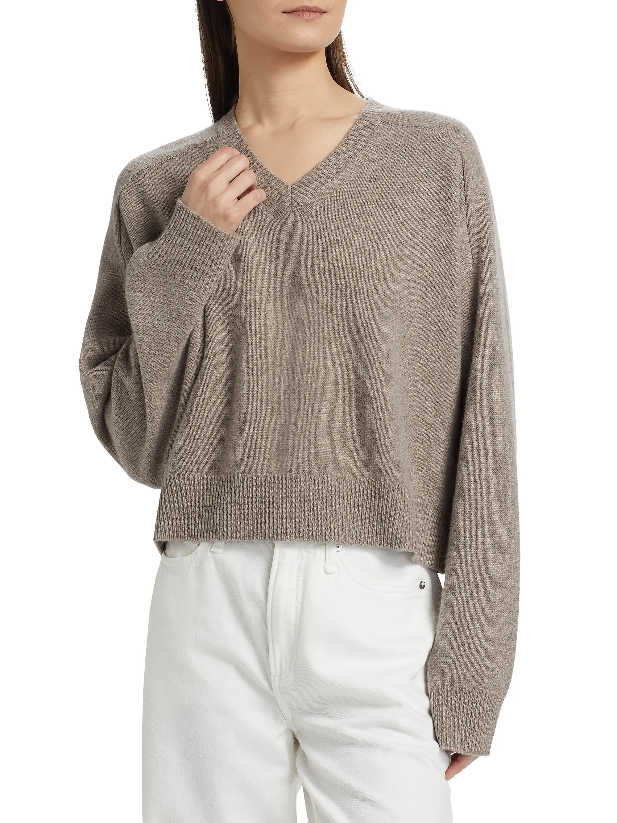 Anzor Cashmere V-Neck Sweater | Saks Fifth Avenue
