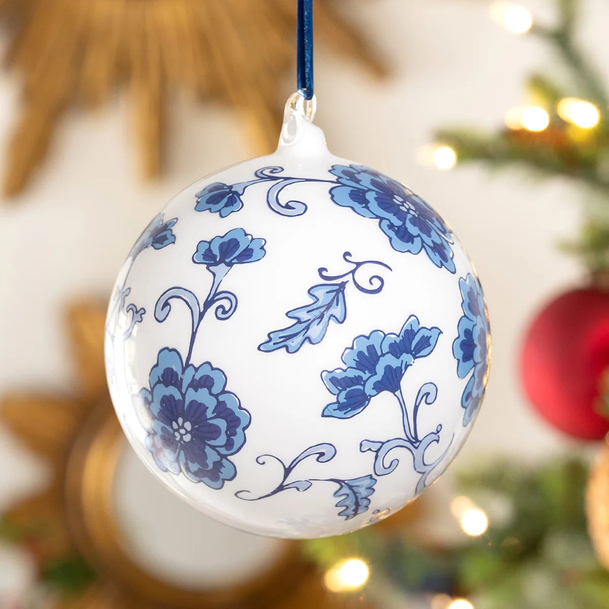 Southern Hospitality 6.50'' Glass Ball Ornament (Set of 4) | Wayfair North America