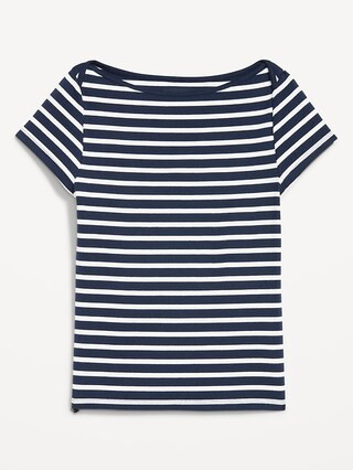 Snug Boat-Neck T-Shirt | Old Navy (US)