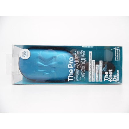 The Knot Dr. For Conair The Pro Wet & Dry Detangler Brush Hairbrush + Blue Case | Walmart (US)