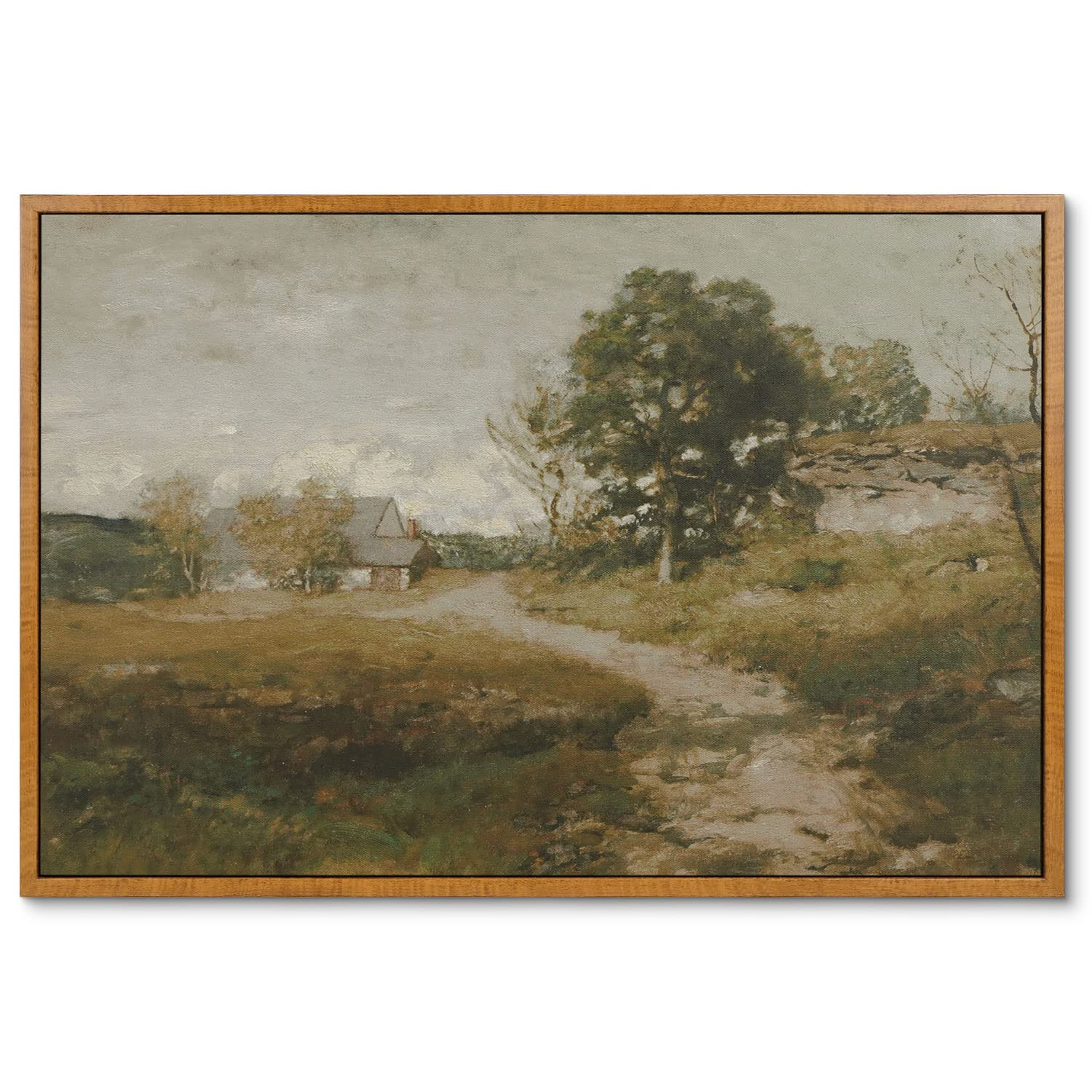 InSimSea Lienzo enmarcado para pared, decoración vintage, decoración de habitación, pintura al... | Amazon (US)