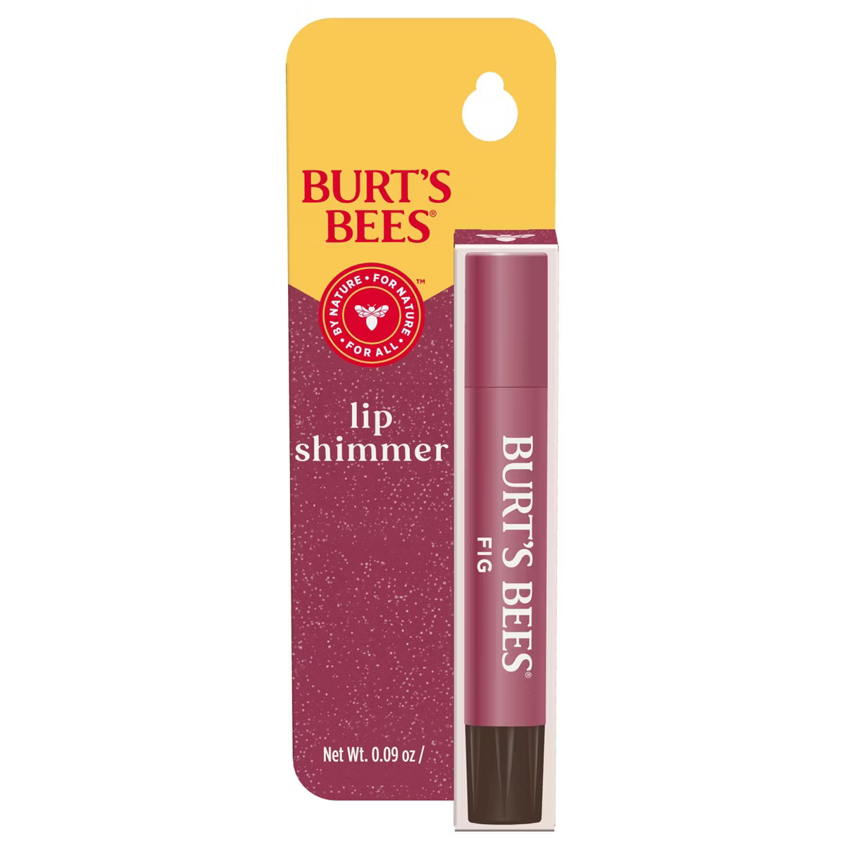 Burt's Bees 100% Natural Origin Lip Shimmer - Fig - 0.09oz​ | Target