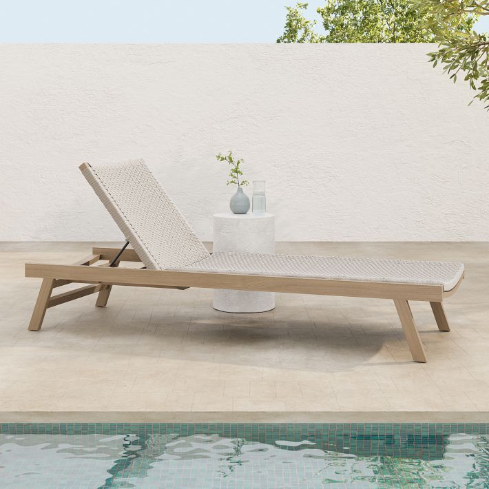 Catania Outdoor Rope Chaise | West Elm (US)