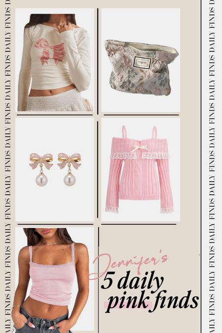 Pink Amazon finds for a coquette aesthetic 

Found it on Amazon, Amazon fashion, coquette, pink fashion, bows, pink bow, Amazon style, coquette pink 

#LTKstyletip #LTKfindsunder100 #LTKfindsunder50