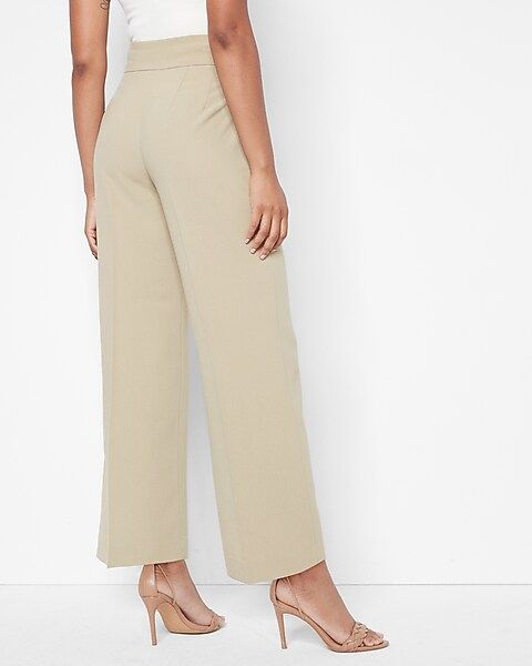 Super High Waisted Straight Ankle Pants | Express