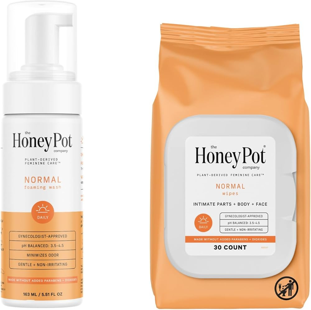 The Honey Pot Company - Feminine Wash & Feminine Wipe Bundle - Includes Unscented Ph Balance Femi... | Amazon (US)