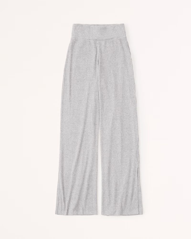 Women's Cozy Rib Lounge Pants | Women's Intimates & Sleepwear | Abercrombie.com | Abercrombie & Fitch (US)