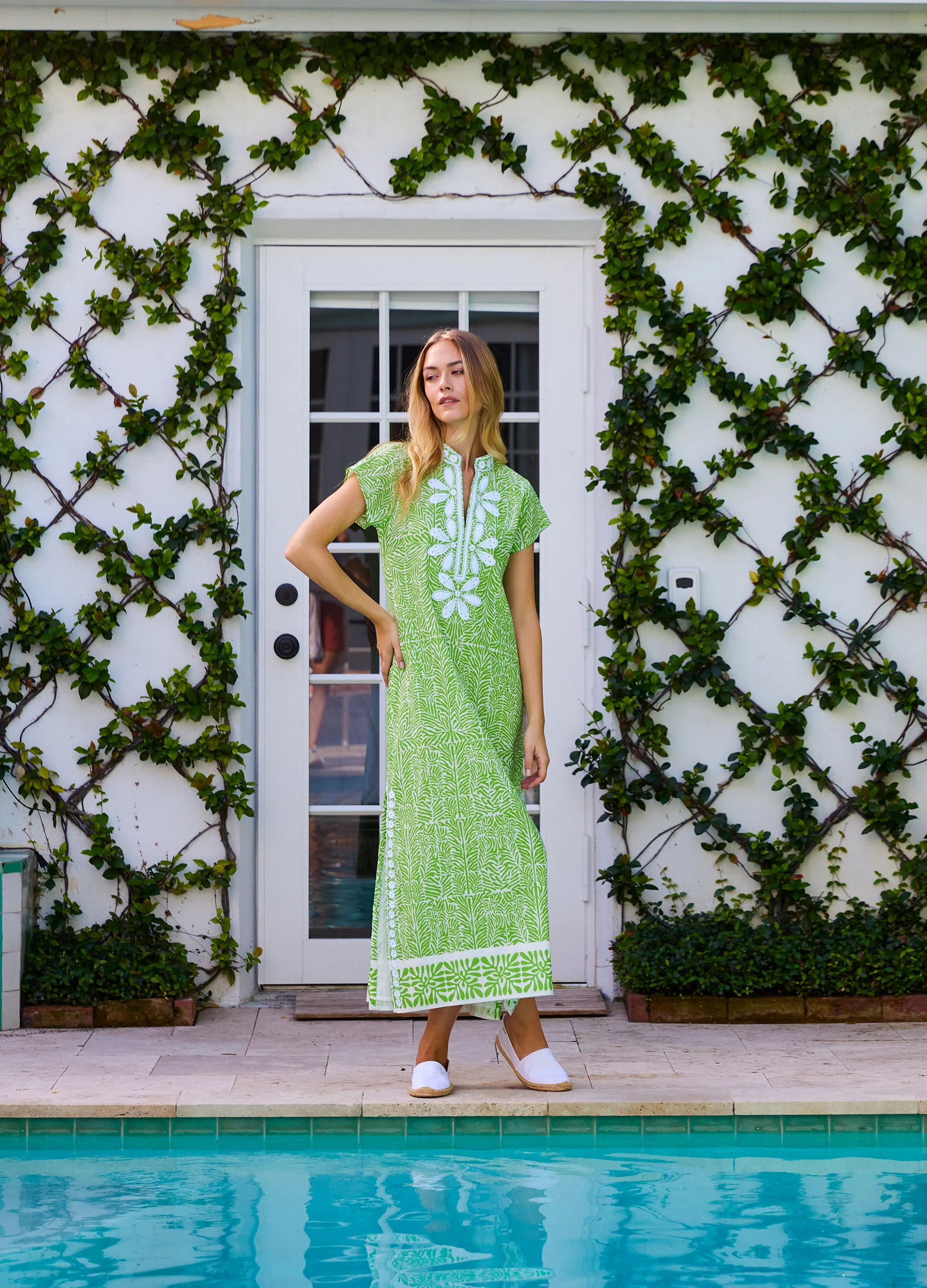 Lana Cap Sleeve Caftan | BELLA TU