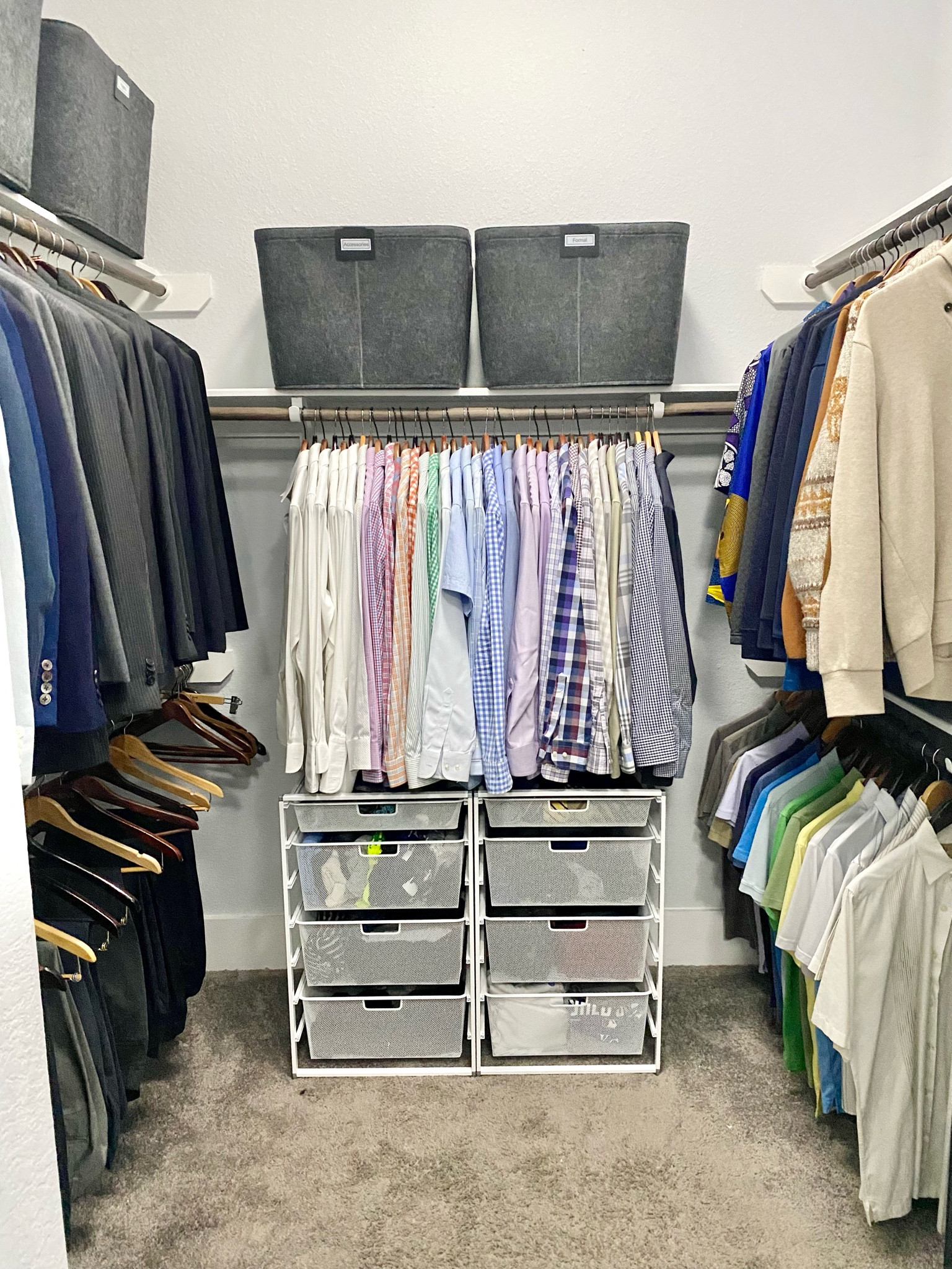 His clothes can be organized and sleek too! 👔

#LTKMens #LTKHome #LTKFamily