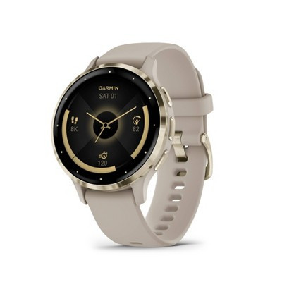 Garmin Venu 3S Smartwatch French Gray and Soft Gold | Target