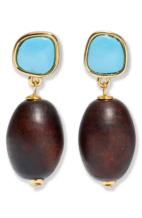 Lizzie Fortunato Olea Drop Earrings in Blue at Nordstrom | Nordstrom