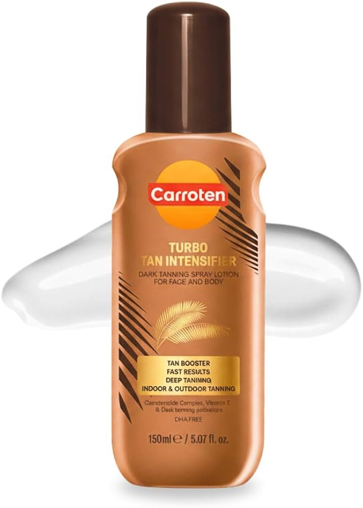 Carroten Turbo Tan Intensifier | Tanning Primer for Fast Long-lasting Results | Deep Tanning Spra... | Amazon (US)