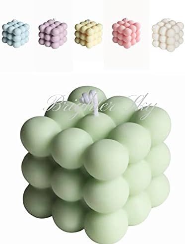 Bubble Candle by Brighter Sky|Natural Wax|Candle Decor|Gift for Her|Cute Candle|Essential Oil|Can... | Amazon (US)