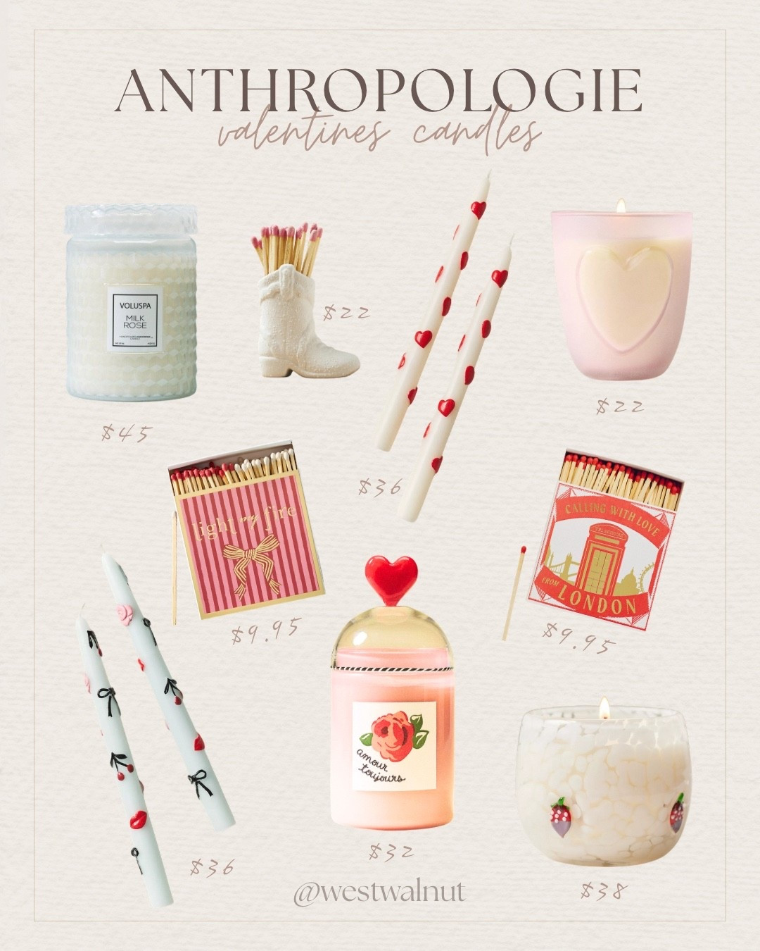 When it comes to festive decor, Anthropologie usually takes the cake in my book! 🎂

I’m absolutely loving their cute selection of Valentines Day finds! 🍒

There’s so much more not included in this post but I wanted to share my faves from their drinkware, candles, stationary and sweet treats! ♥️

Comment “LOVE” and I’ll send you the link to shop these adorable finds! 🔗

*I receive a small commission from purchases made with my LTK links, thanks for the support!*

#ValentinesGiftIdeas #ValentinesGifts #ValentinesDecor 

#LTKHome