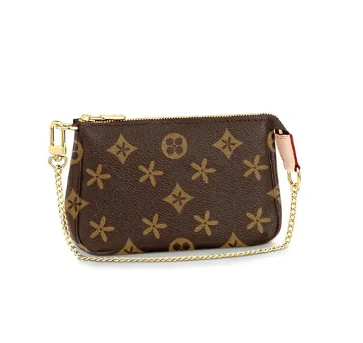 Clutch Bags MINI POCHETTE ACCESSOIRES Iconic Fashion Womens Pouch Evening Clutch Zippy Chain Wall... | DHGate