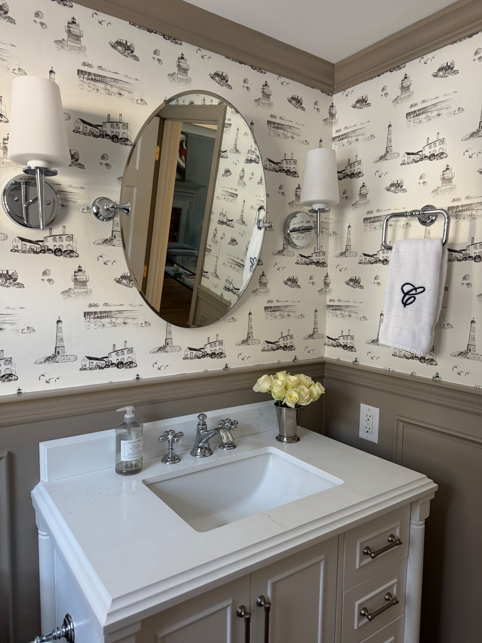 Powder bath remodel - the finished product!

#LTKHome #LTKdayinmylife