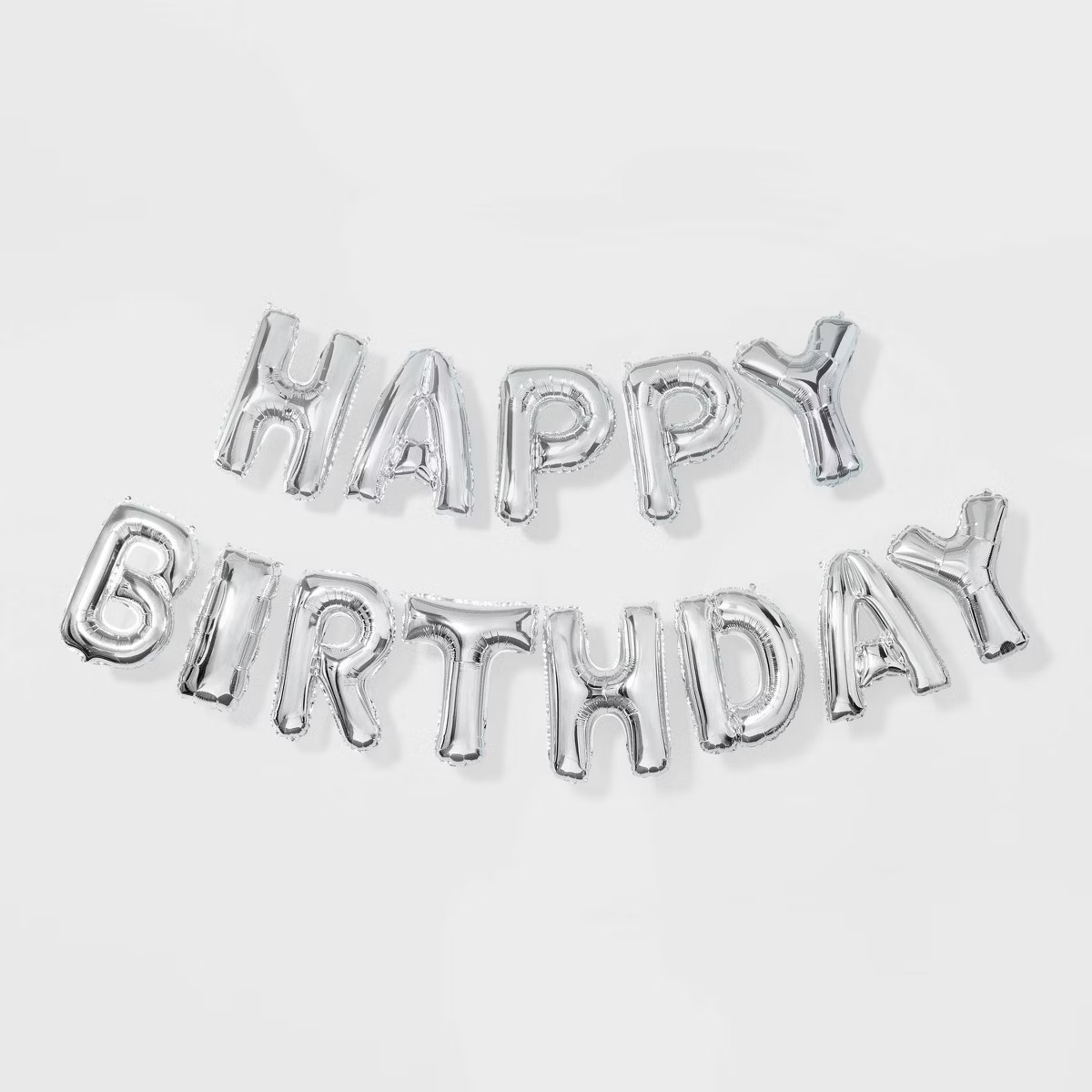 "Happy Birthday" Foil Balloon Silver - Spritz™ | Target