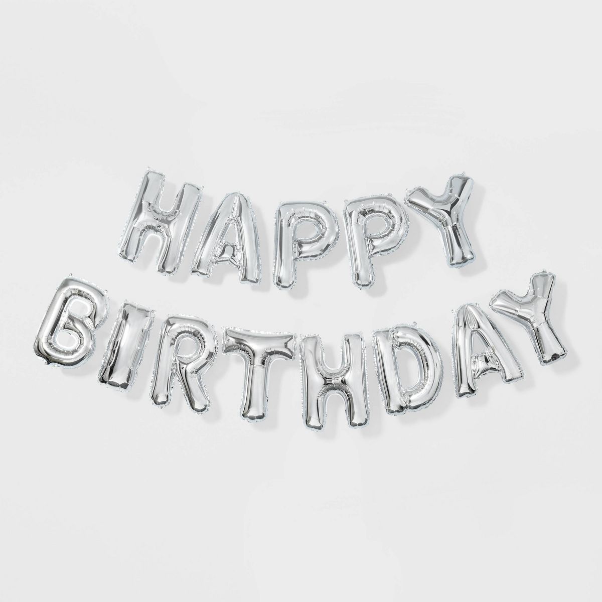 "Happy Birthday" Foil Balloon Silver - Spritz™ | Target