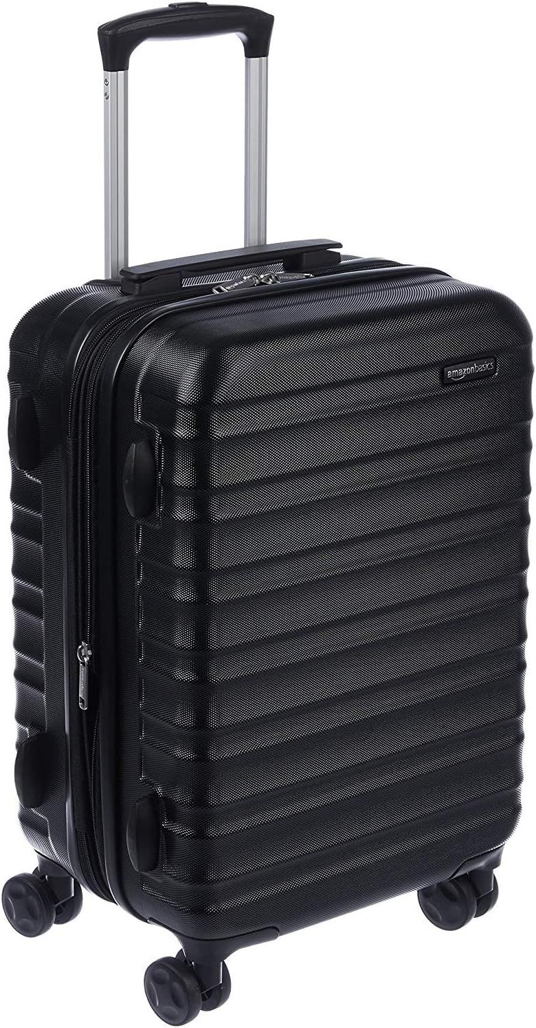 AmazonBasics Hardside Carry On Spinner Travel Luggage Suitcase - 20 Inch, Black | Amazon (CA)