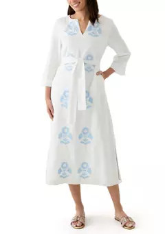 Crown & Ivy™ Embroidered Caftan | Belk