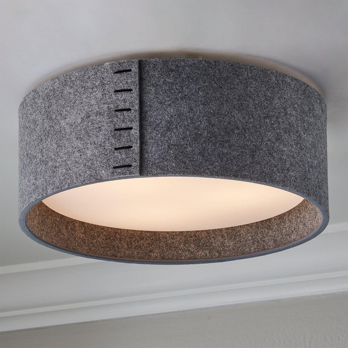 Slim Shade LED Ceiling Light - Acoustic Felt - Small | Shades of Light