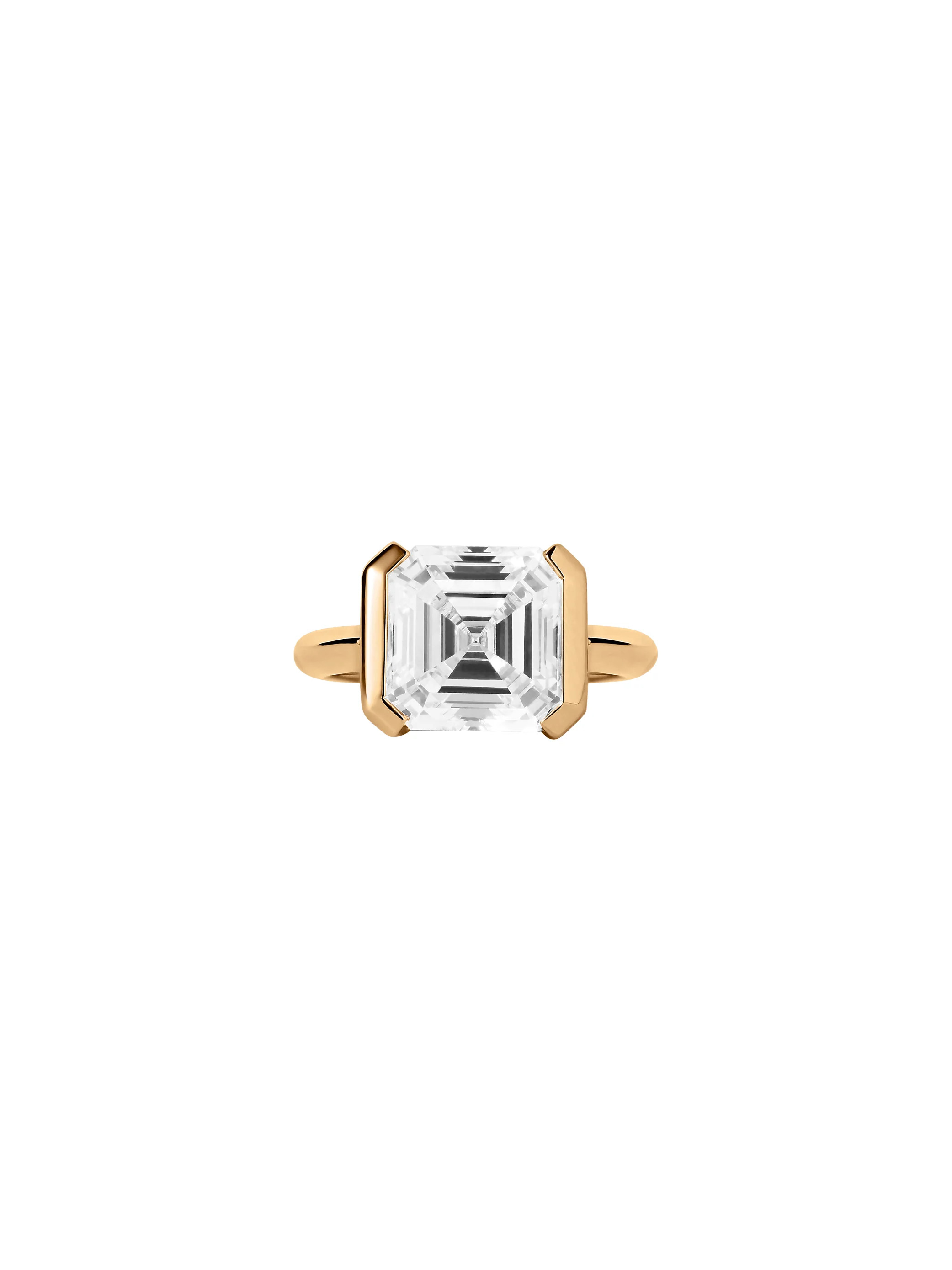 14K INÈS ASSCHER-CUT RING IN LAB DIAMOND | Dorsey
